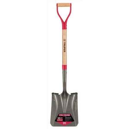 TRUPER Tru-Tough 41 in Steel Square Transfer Shovel, Wood Handle PCY-E